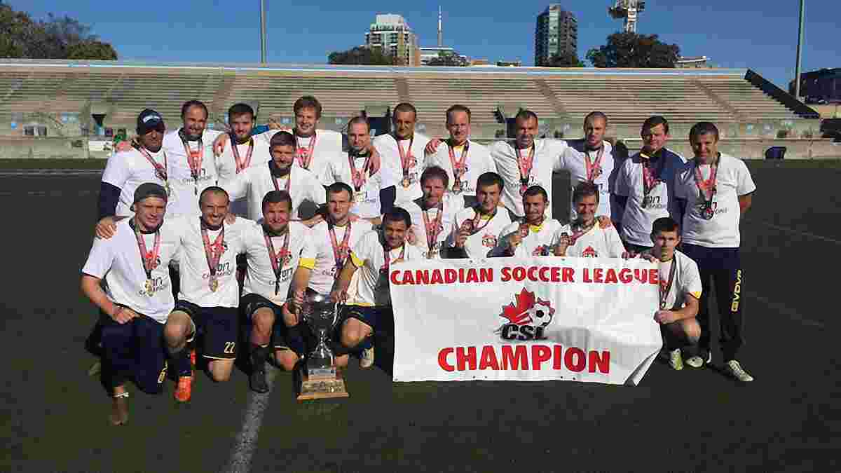 Команда Юкрейн Юнайтед стала чемпионом 2-го дивизиона чемпионата Канады