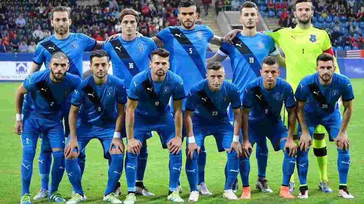 Стал известен список игроков сборной Косово, вызванных на матч с Украиной