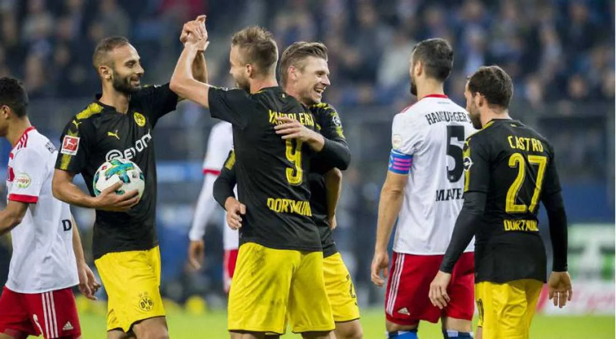 Андрей Ярмоленко с партнерами / Твиттер Боруссии Д