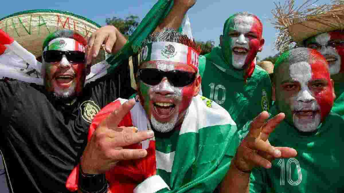 Фанати збірної Мексики лідирують за кількістю запитів на купівлю квитків на ЧС-2018