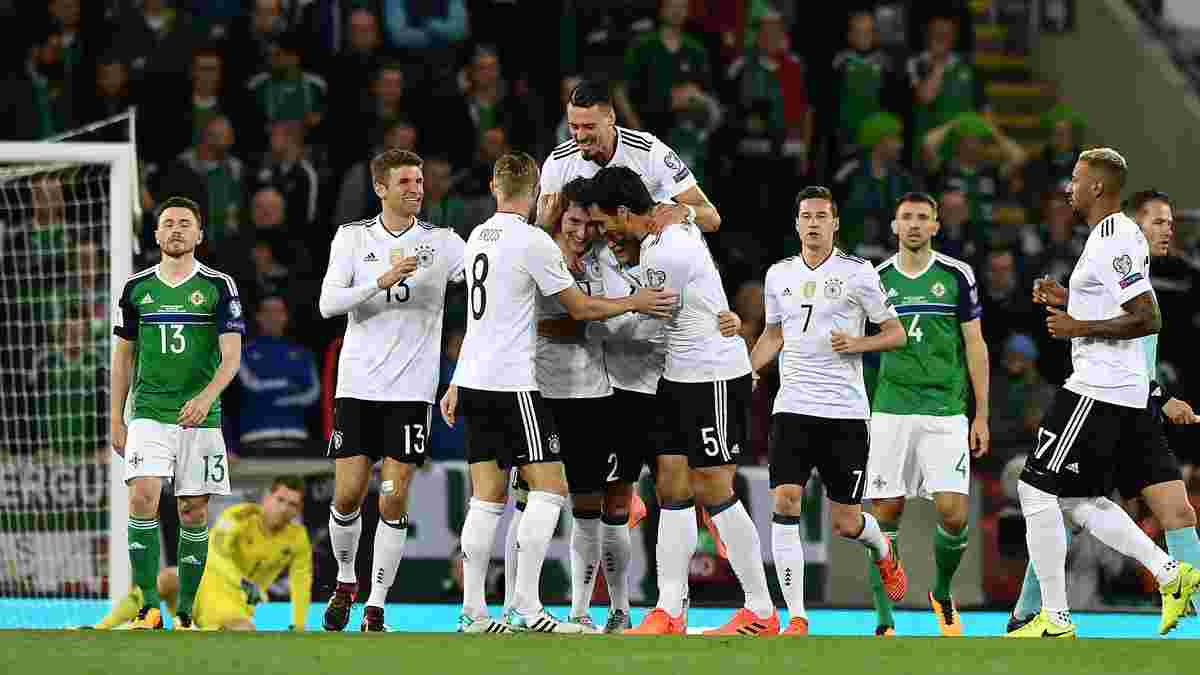 Німеччина перемогла Північну Ірландію та здобула путівку на ЧС-2018