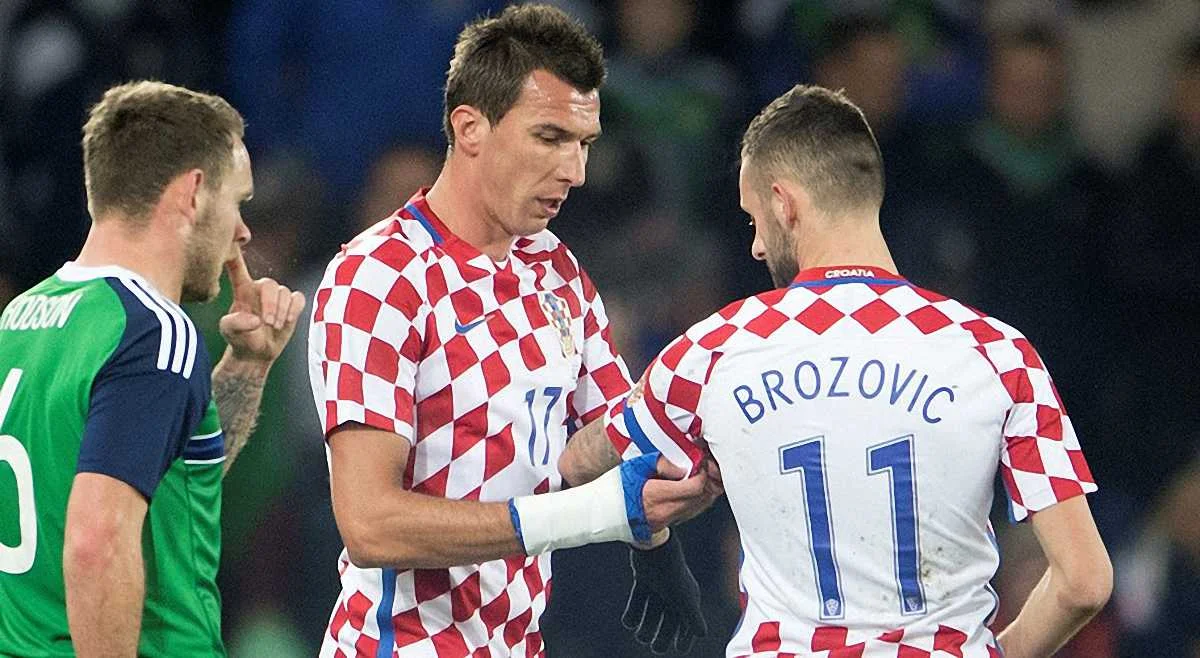 Манджукич и Брозович бывают капитанами сборной Хорватии
