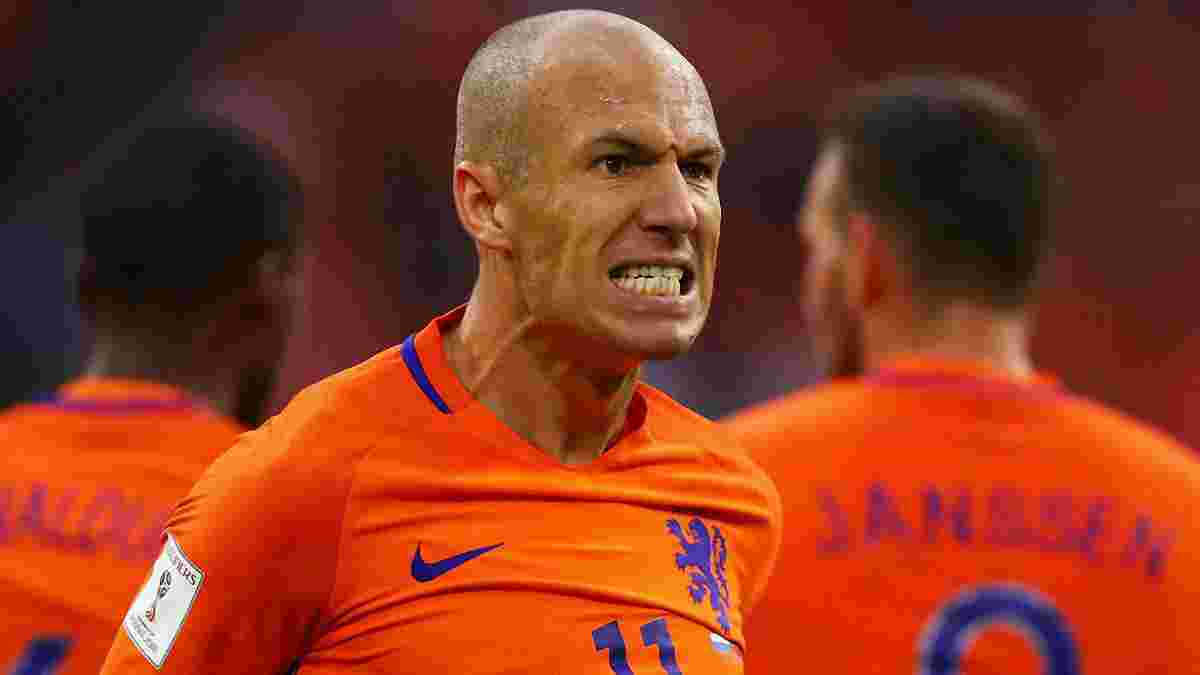 Роббен: Нидерланды потеряли все шансы в отборе к ЧМ-2018