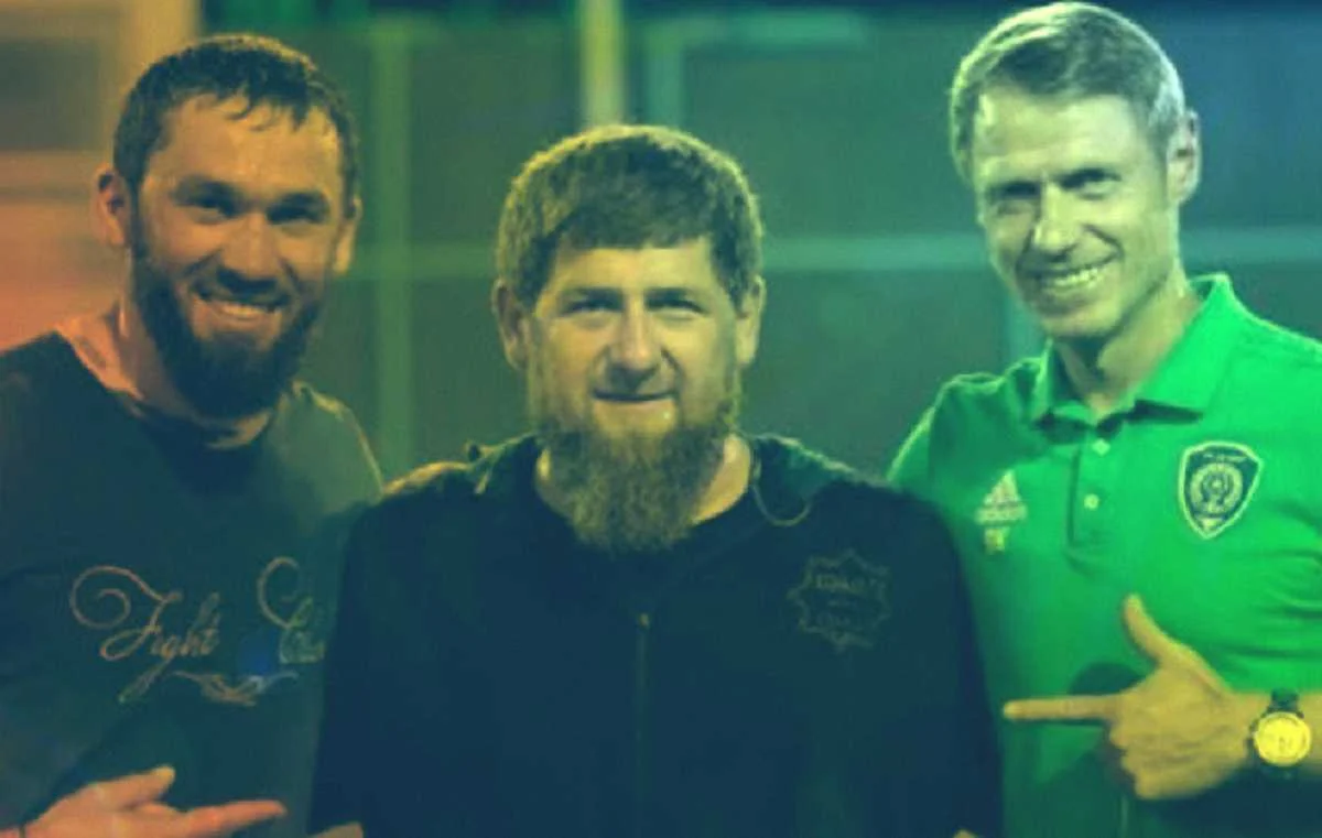 Олег Кононов рядом с Рамзаном Кадыровым / Instagram