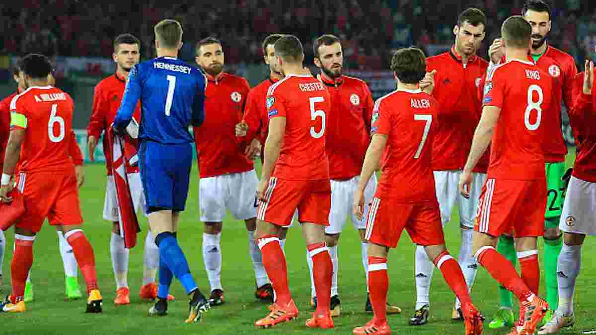 Федерация футбола Грузии извинилась перед Уэльсом за конфуз во время исполнения гимна