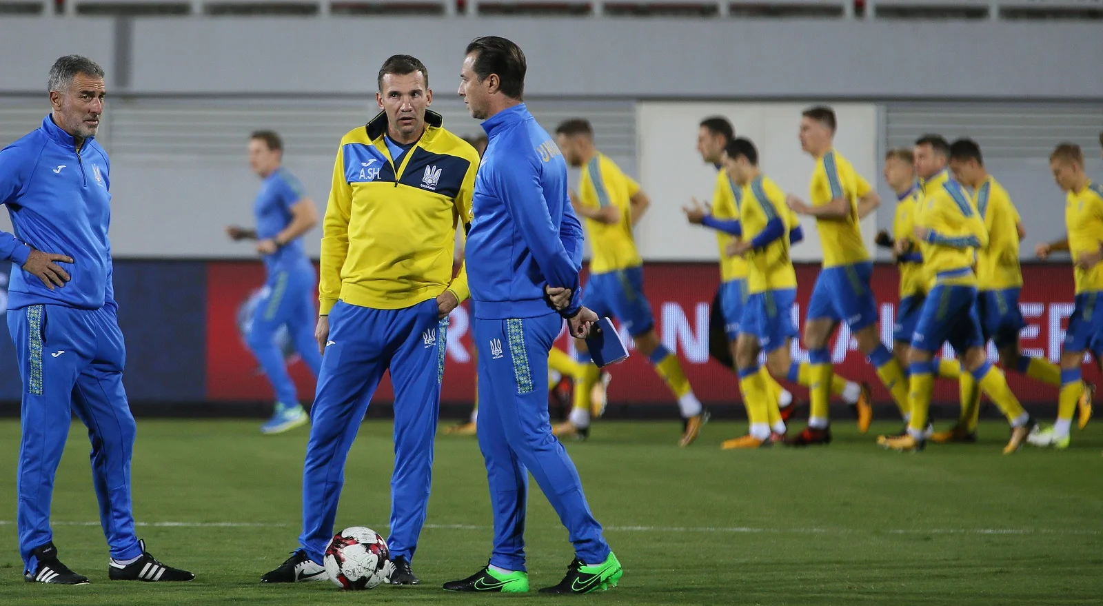 Сборная Украины / фото: Е. Кравс