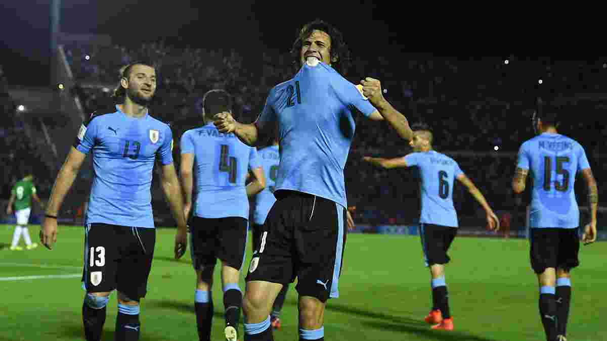 Уругвай і Колумбія вийшли на ЧС-2018, Перу зіграє в плей-офф