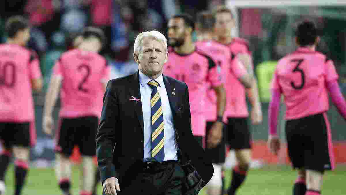 Стракан — більше не тренер збірної Шотландії