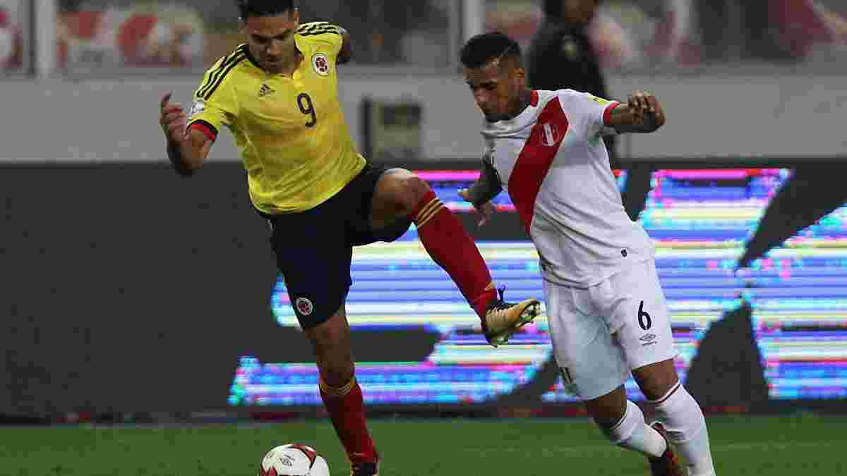 Фалькао: Пытался сообщить футболистам Перу результаты других матчей. Ничего больше