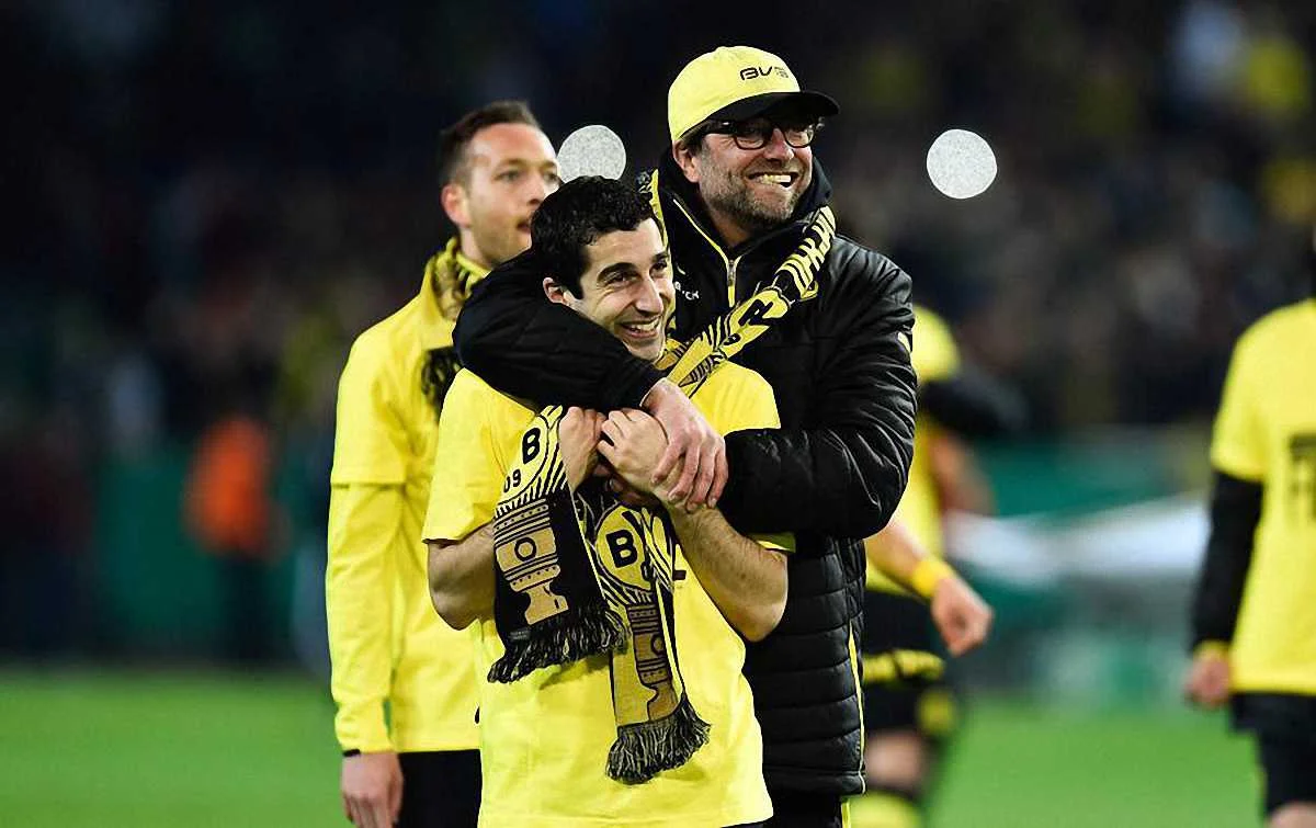 Мхітарян та Клопп у Борусії / Getty Images