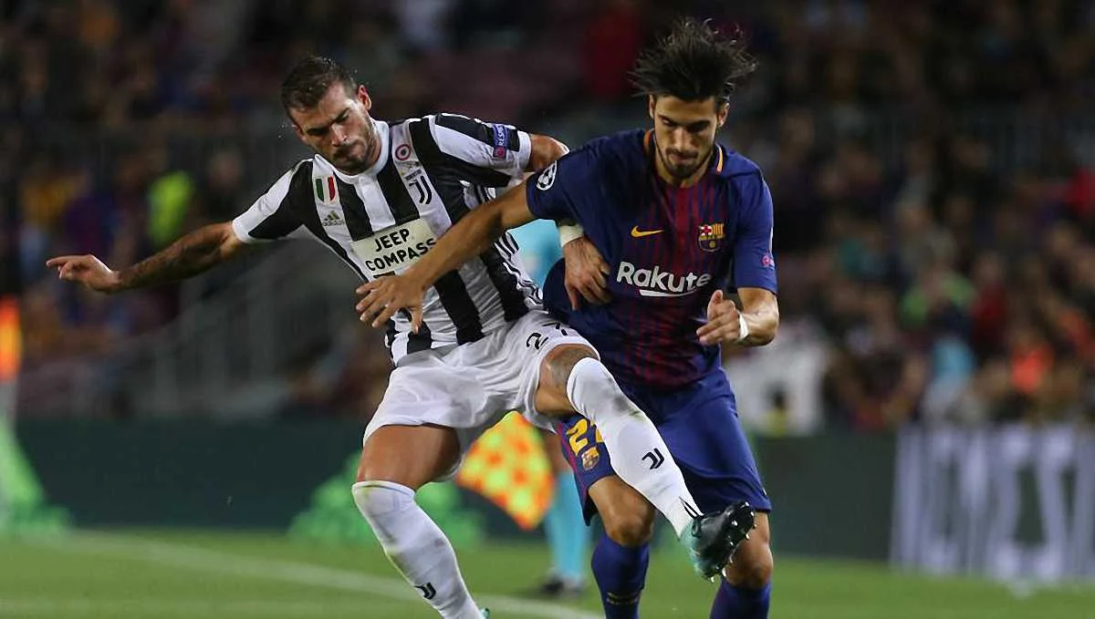 Андре Гомеш в матче с Ювентусом