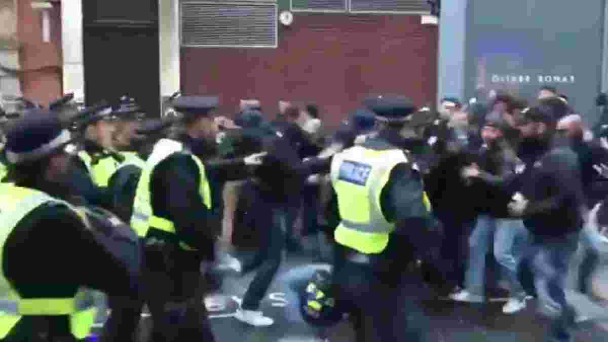 Вболівальники Роми побилися з поліцією перед матчем проти Челсі