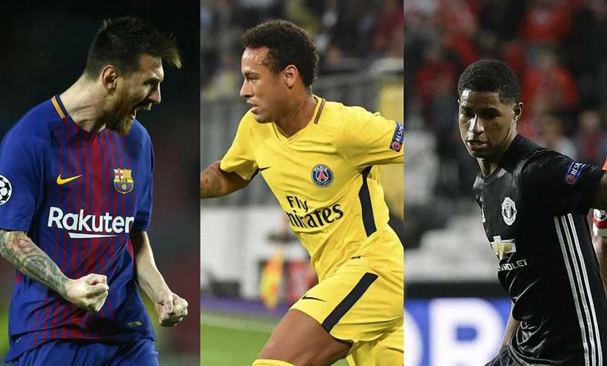 Месси, Неймар и Решфорд