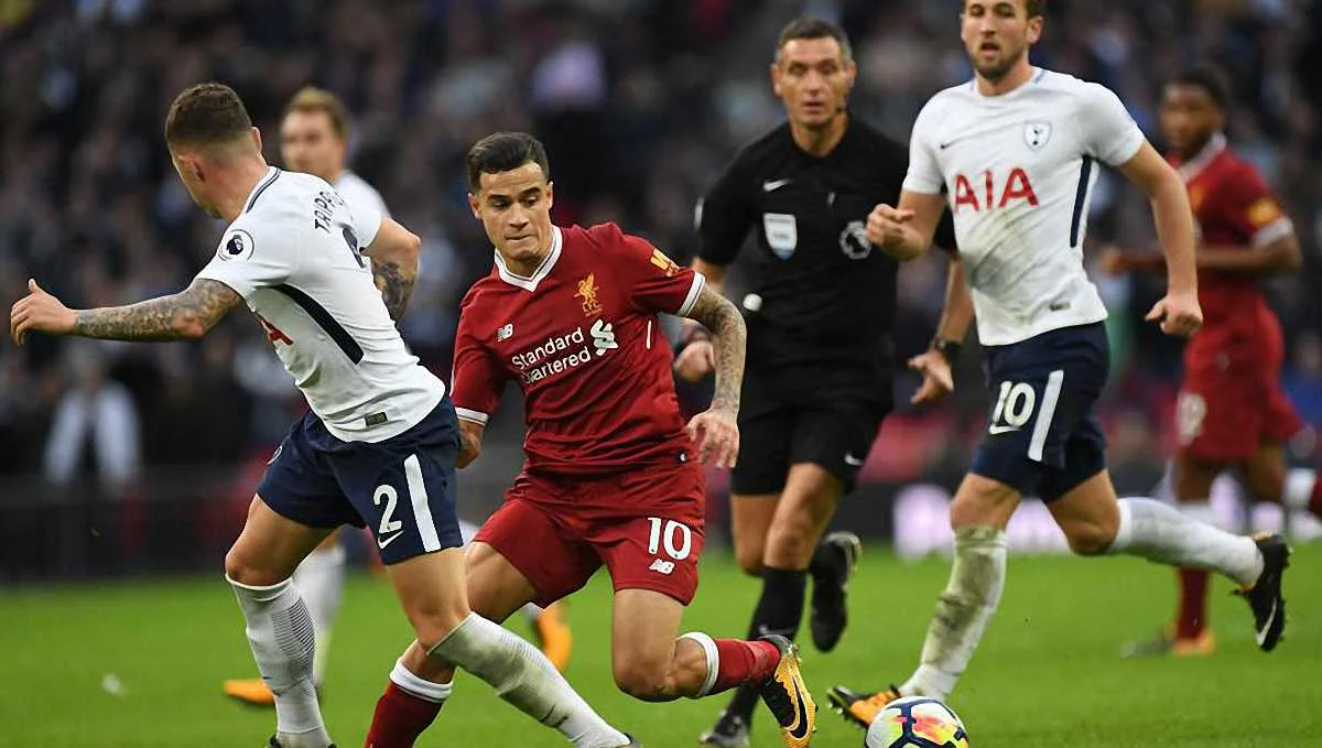 Коутінью у матчі проти Тоттенхема / MD