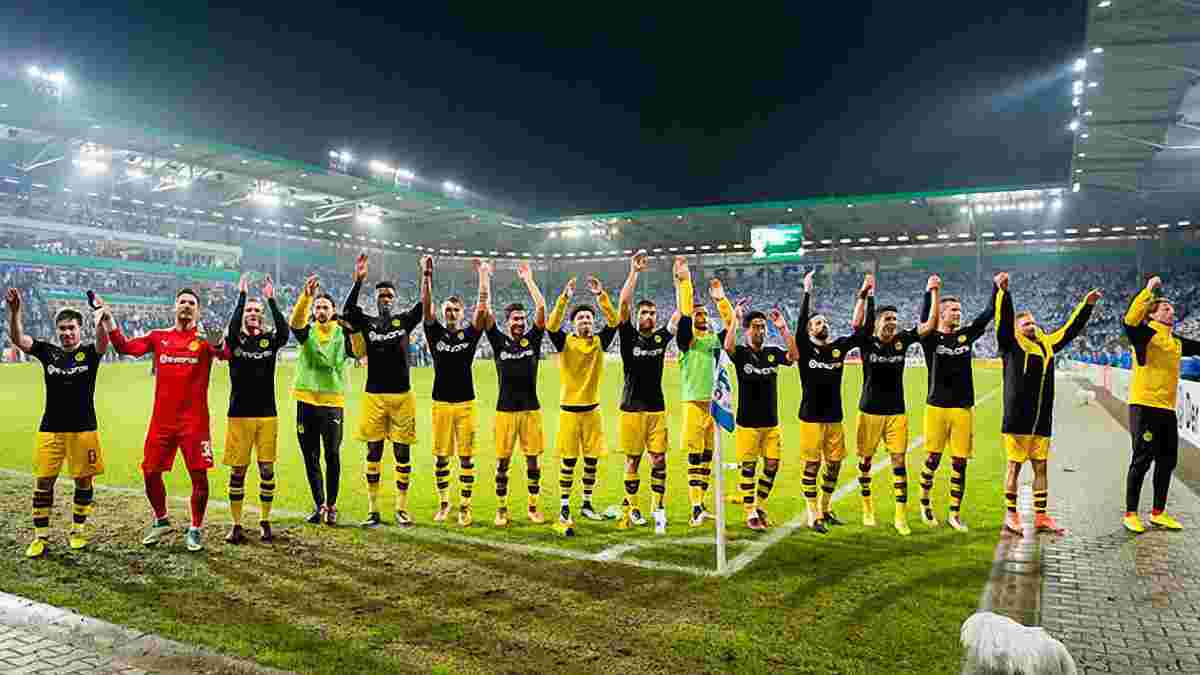 Борусія встановила новий клубний рекорд виїзних перемог поспіль у Кубку Німеччини