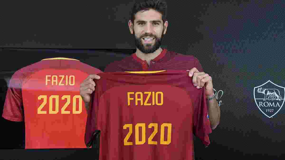 Фасио подписал новый контракт с Ромой