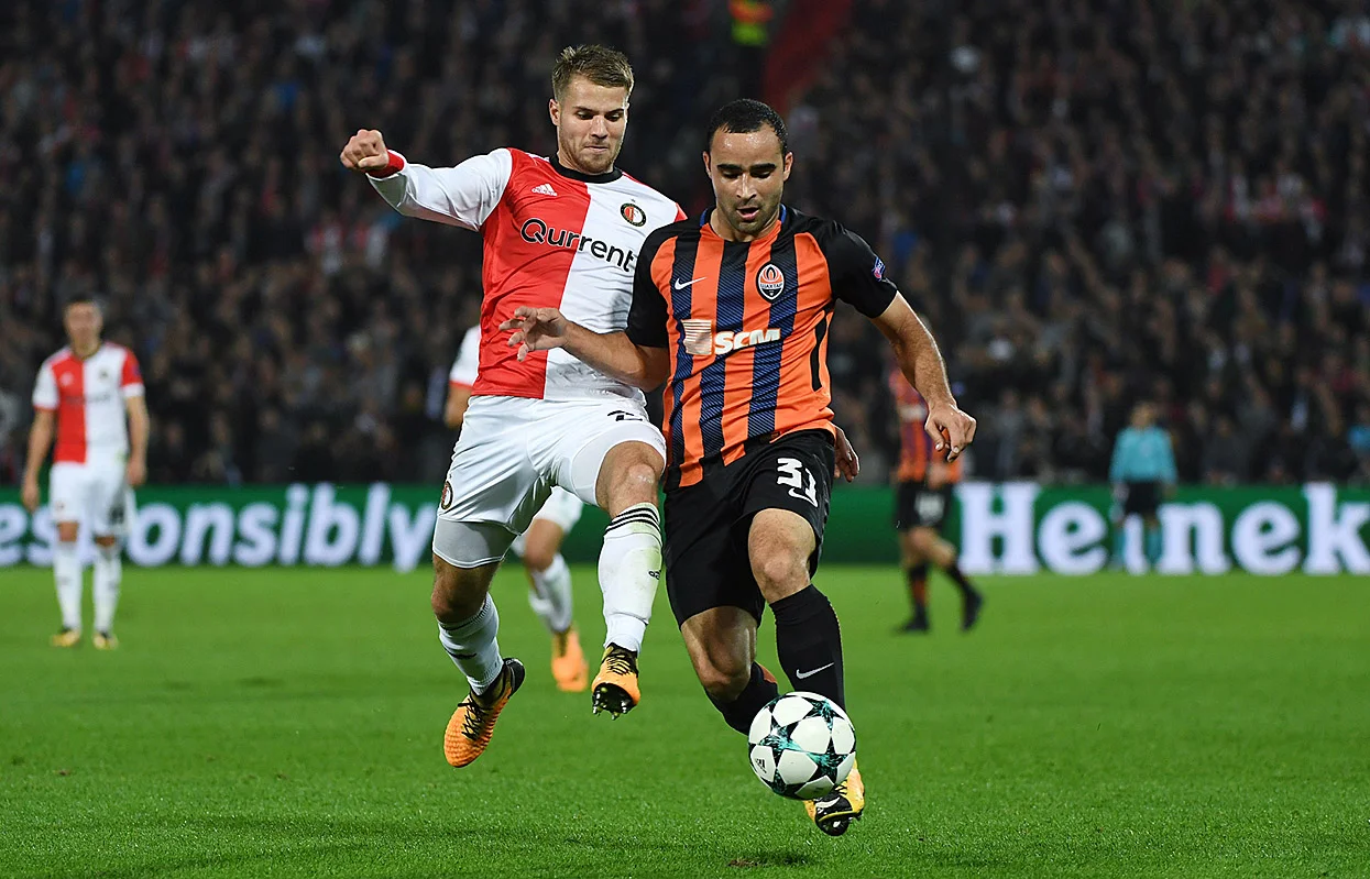 Шахтер – Фейеноорд: где смотреть онлайн матча Лиги чемпионов 2017/18