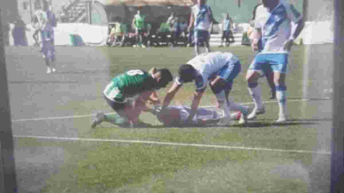 В Аргентине футболист потерял сознание во время матча