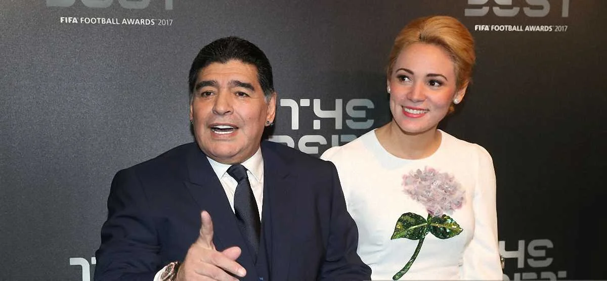 Марадона со своей любимой