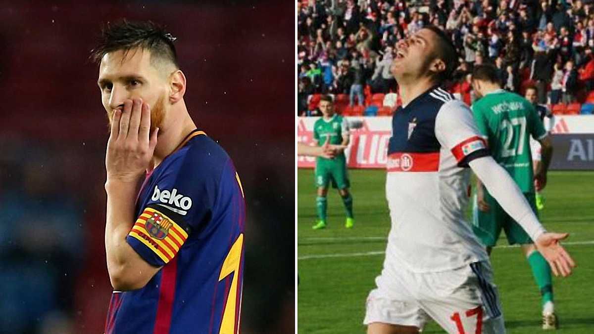 Ангуло переслідує Мессі / Marca