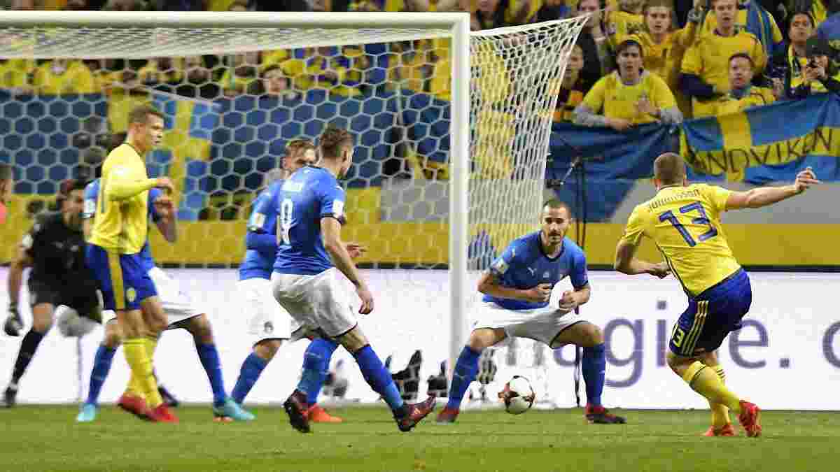 Швеция – Италия – 1:0 – Видео гола и обзор матча