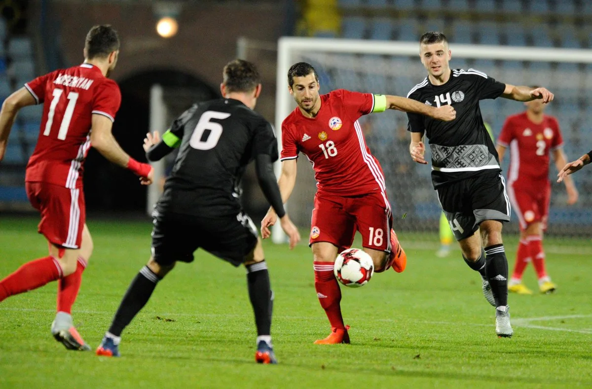 Мхітарян забив гол у матчі Вірменія – Білорусь