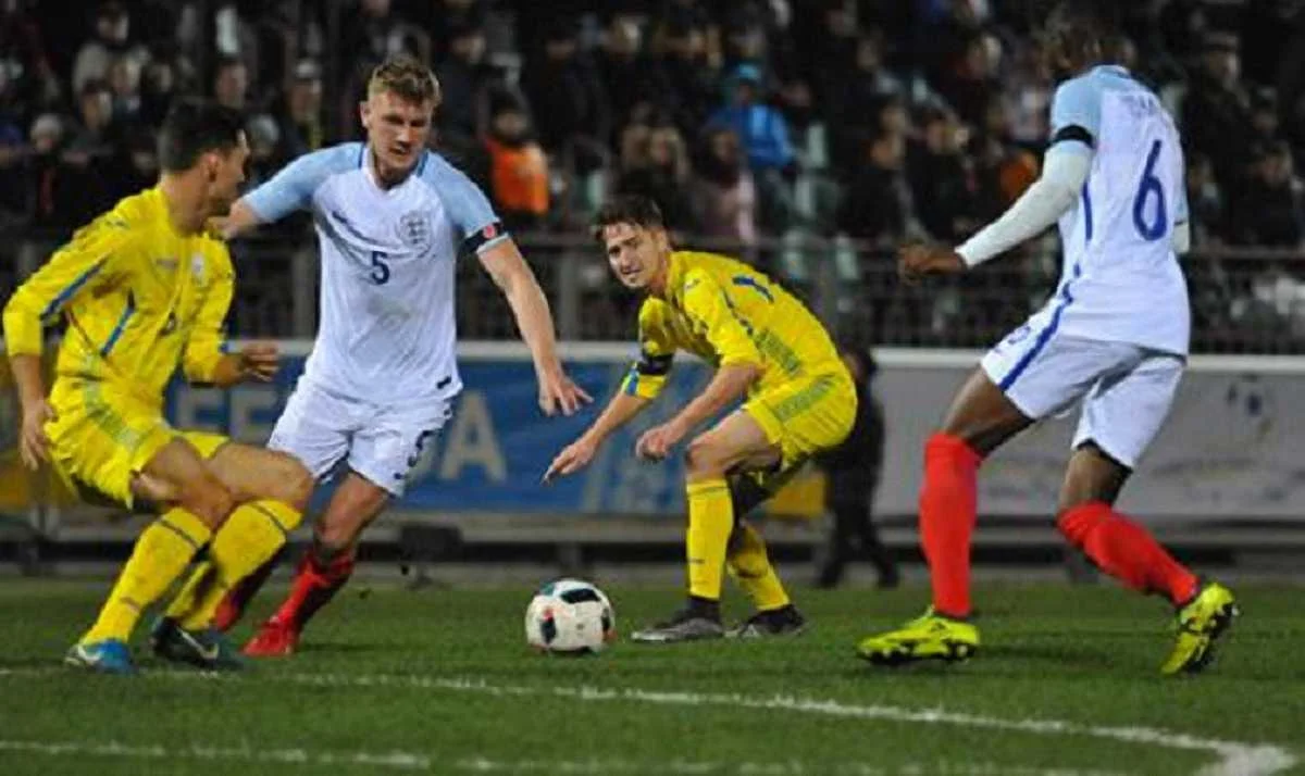 Молодіжна збірна України проти однолітків з Англії / ФФУ