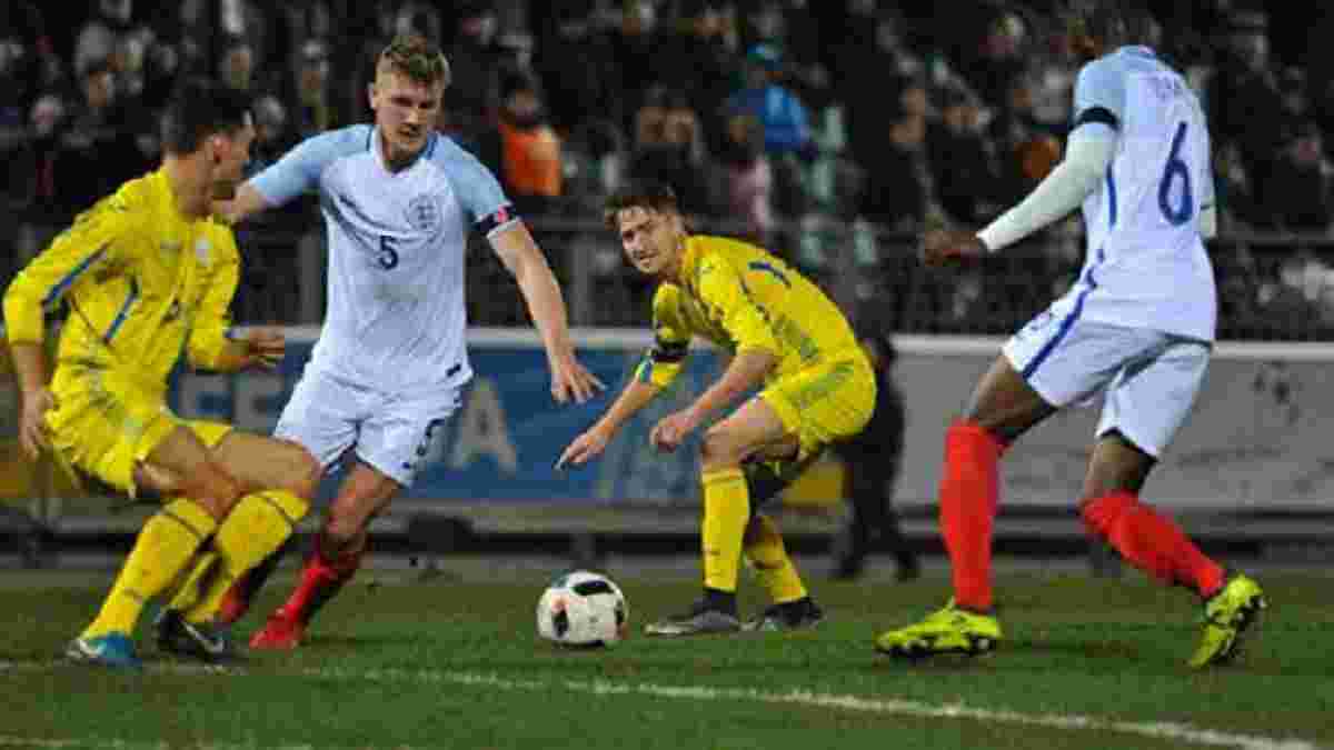 Украина U-21 уступила сверстникам из Англии в матче отбора на Евро-2019