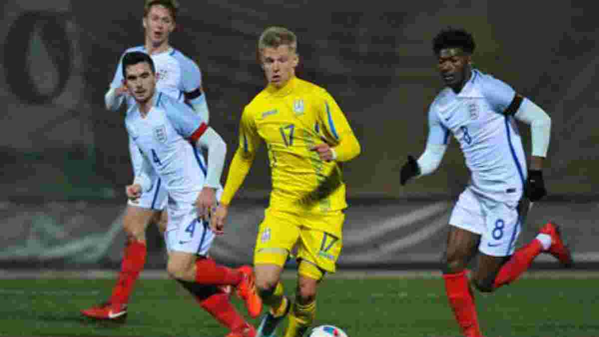 Украина U-21 – Англия U-21 – 0:2 – Видео голов и обзор матча