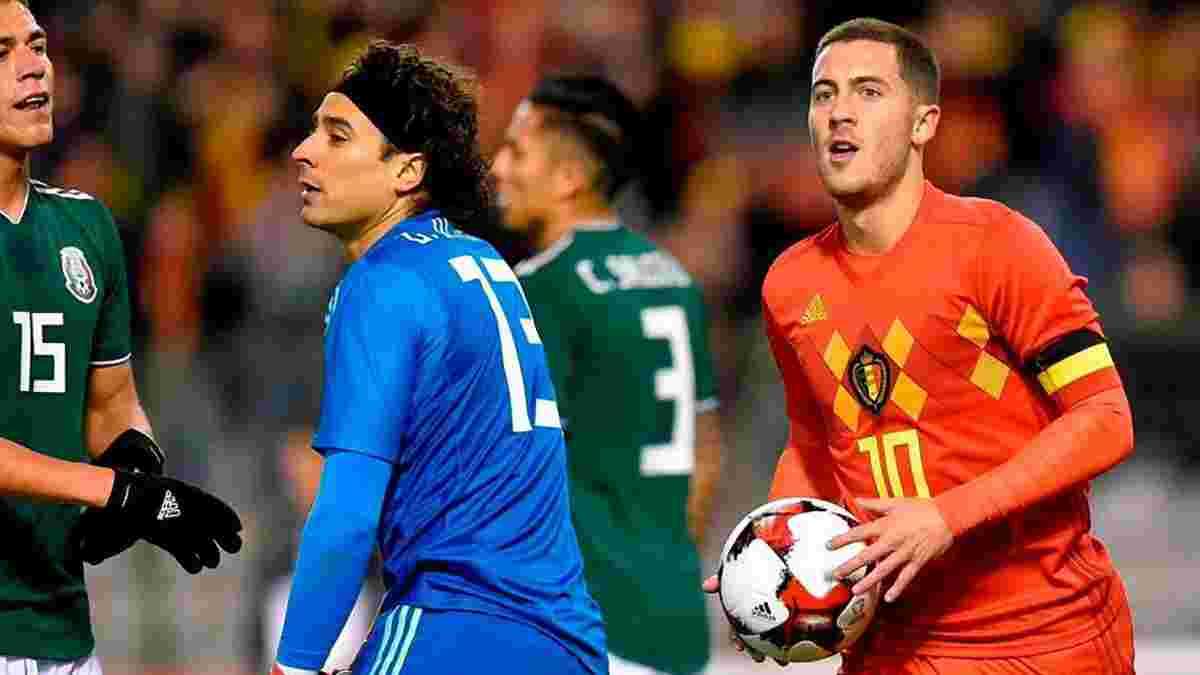 Товарищеские матчи: Бельгия и Мексика расписали феерическую ничью, Франция победила Уэльс
