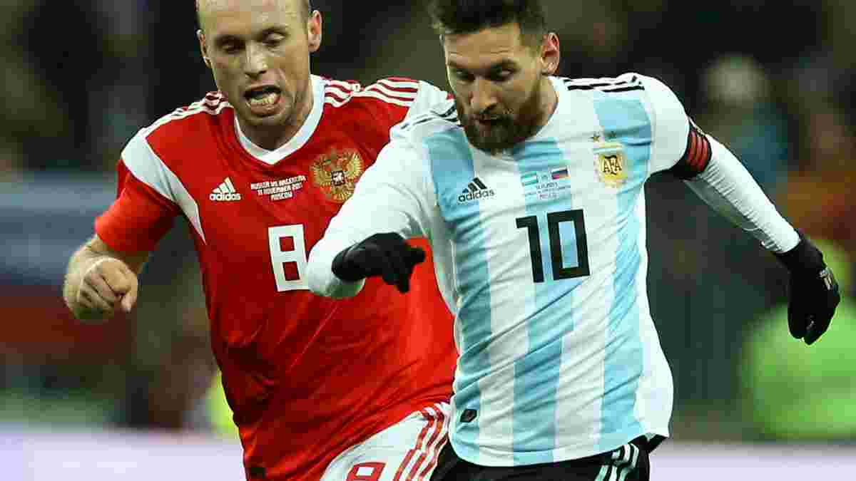 Аргентина победила Россию в матче-открытии обновленных "Лужников"