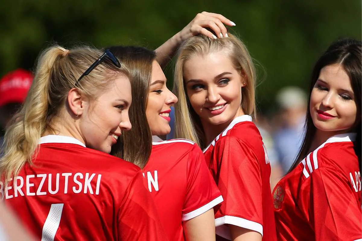 Болельщицы сборной России