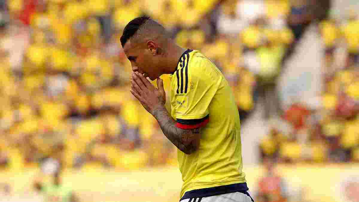 Півзахисник збірної Колумбії Кардона вибачився за расистський жест на адресу корейських гравців