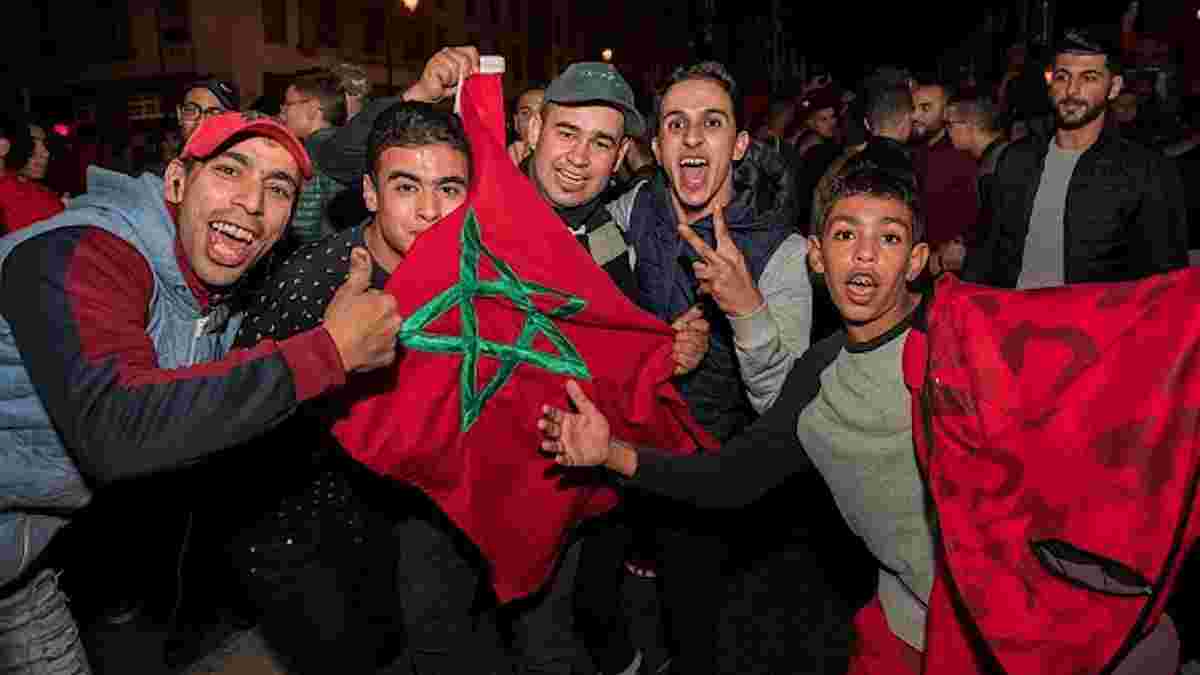 Болельщики сборной Марокко устроили беспорядки в Брюсселе – 22 полицейских пострадали