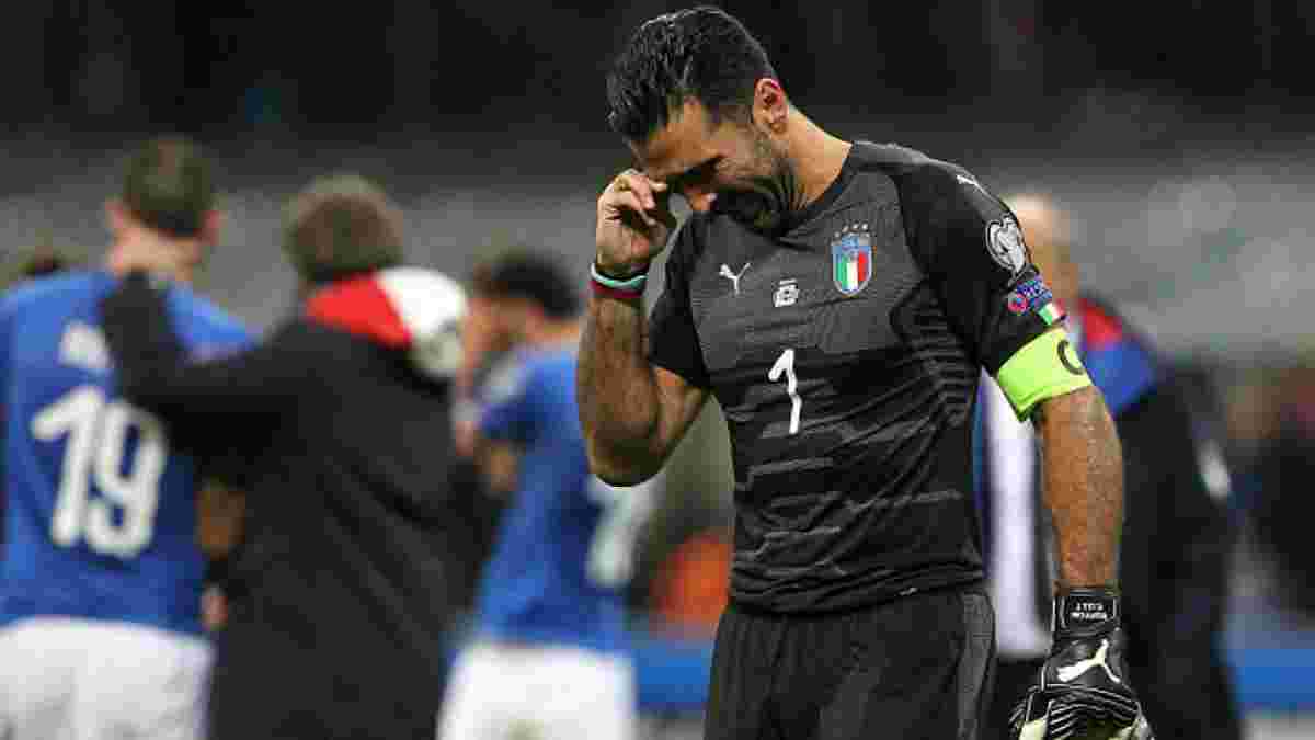 Буффон завершил карьеру в сборной Италии, едва сдерживая слезы