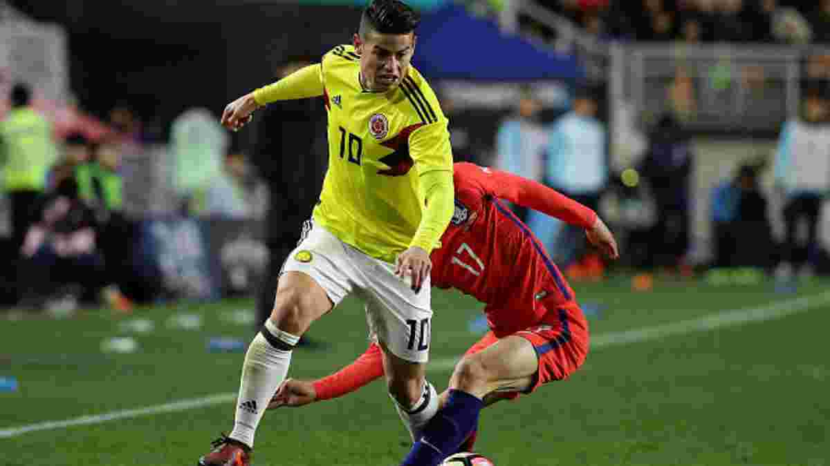 Товариські матчі: Колумбія розгромила Китай, Південна Корея та Сербія зіграли внічию