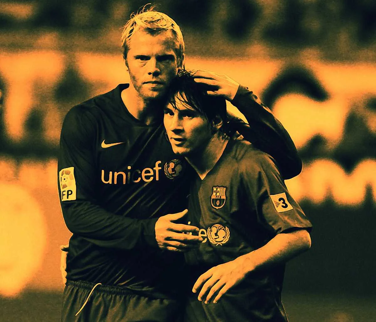 Ейдур Гудйонсен і Ліонель Мессі