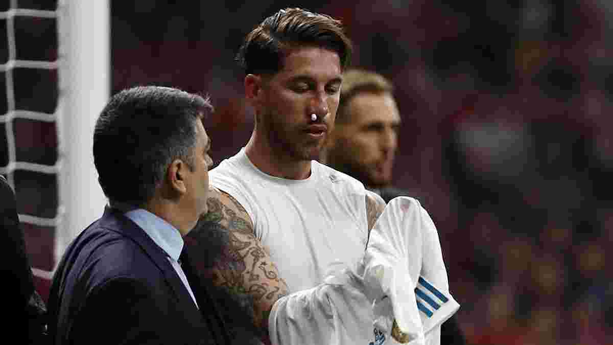 Рамос плакал в перерыве матча Атлетико – Реал из-за судейства, – журналист