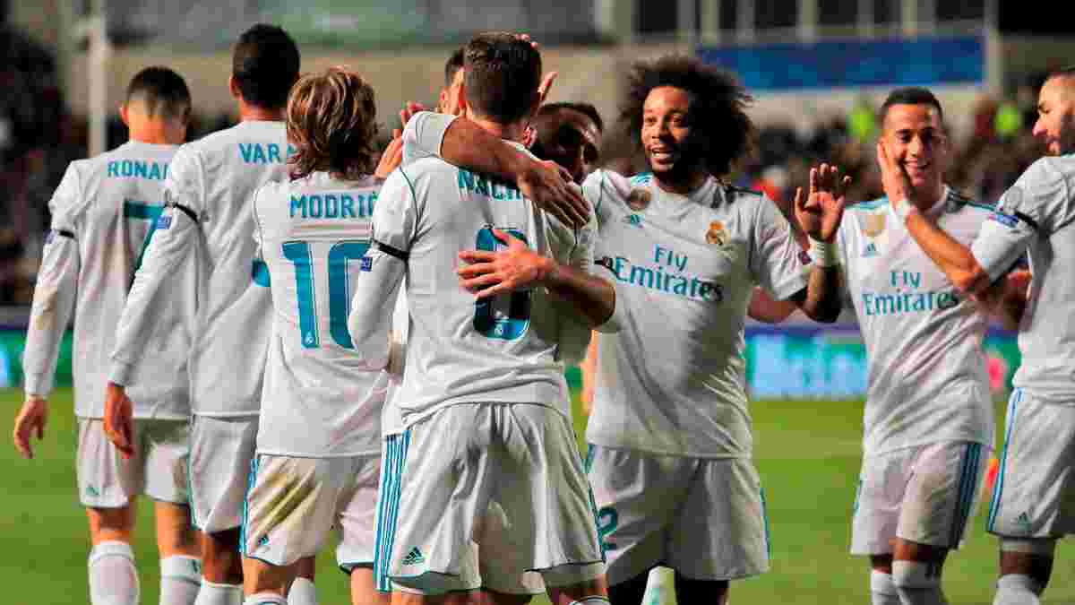 Реал впервые в истории забил 4 гола на выезде в 1-м тайме ЛЧ, а Модрич превзошел достижение Срны