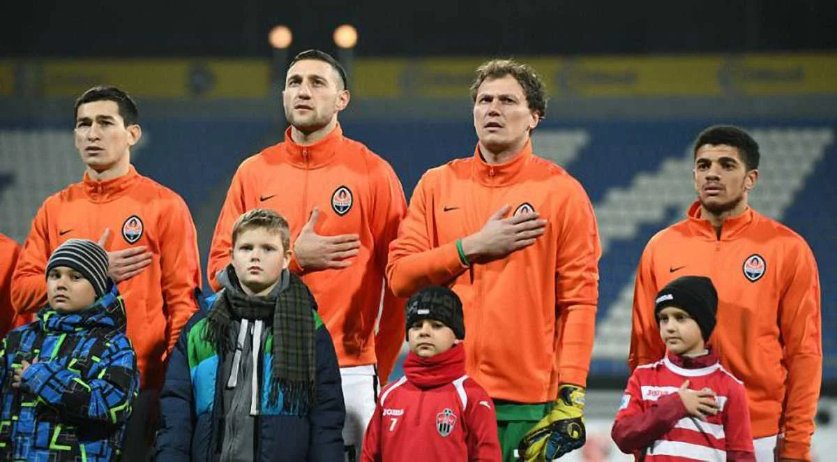 Шахтар перед матчем проти Олімпіка / фото ФК Шахтар