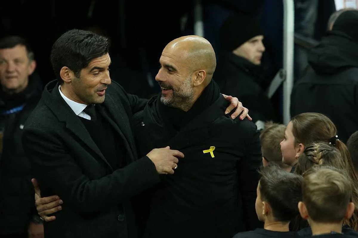 Хосеп Гвардиола не устоял / фото УЕФА