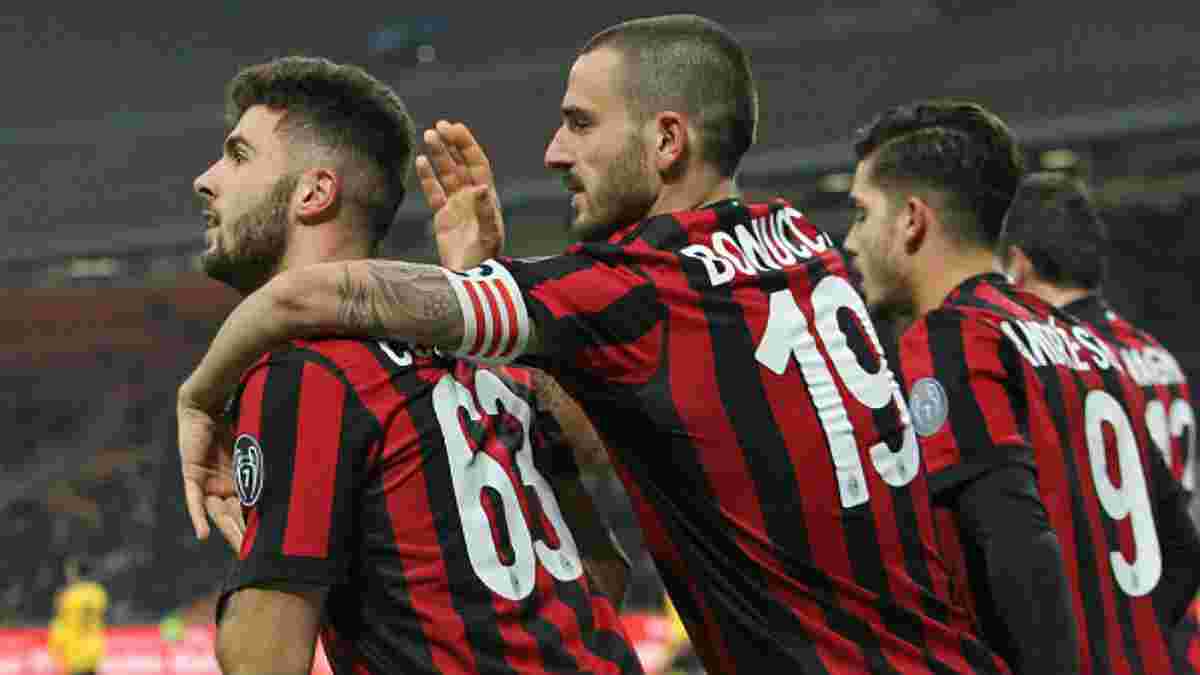 Кубок Италии: Милан разгромил Верону и вышел в 1/4 финала, где сыграет с Интером