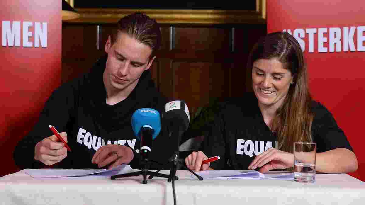 В Норвегии игроки мужской и женской сборной подписали соглашение о равенстве зарплат