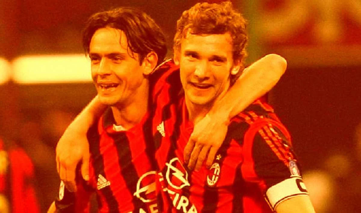 Филиппо Индзаги и Андрей Шевченко