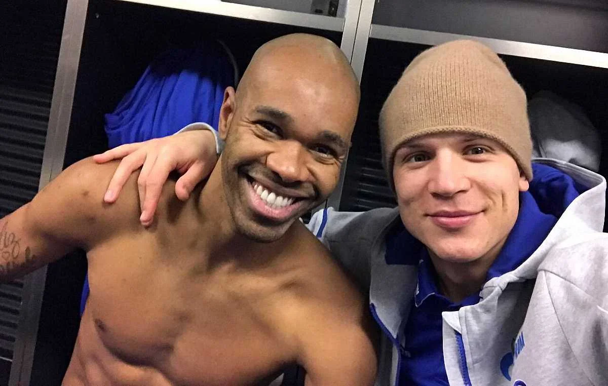 Євген Коноплянка і рятівник Шальке Налдо