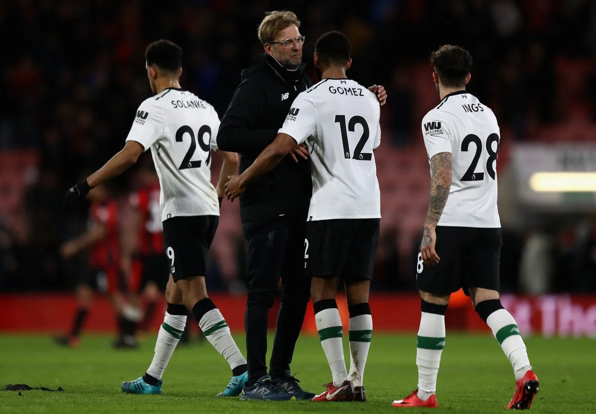 Юрген Клопп зі своїми гравцями / Фото ФК Ліверпуль