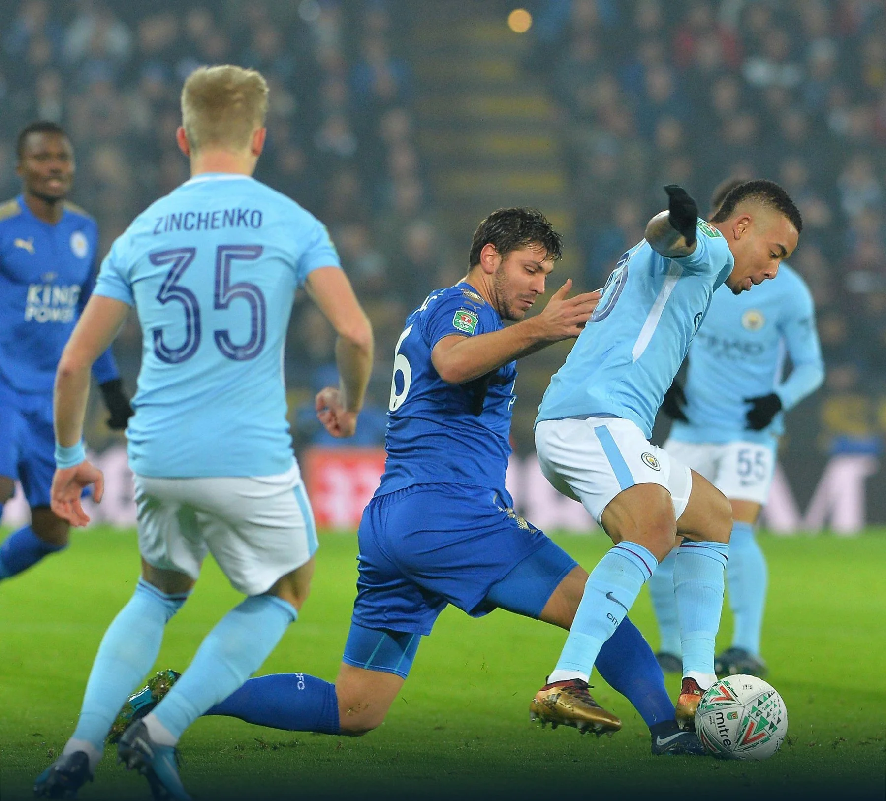 Команда Зинченко победила / твиттер Лестера