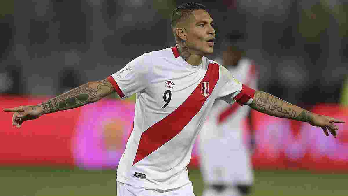 Дисквалификацию перуанца Герреро сократили, футболист сможет сыграть на ЧМ-2018