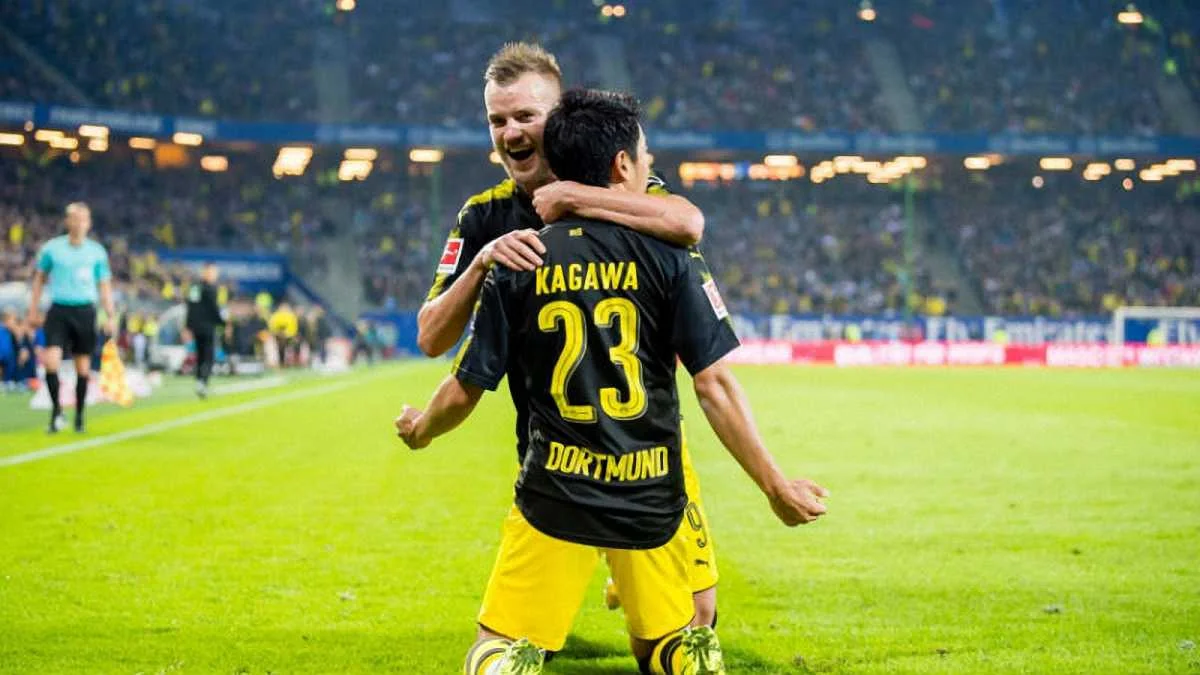 Ярмоленко и Кагава / Getty Images