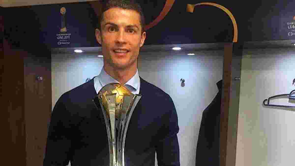 Роналду другий раз поспіль визнаний найкращим спортсменом року в Європі